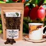 Fermentuota obuolių lapų arbata