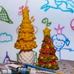 Bičių vaško žvakių dekoravimo dirbtuvės